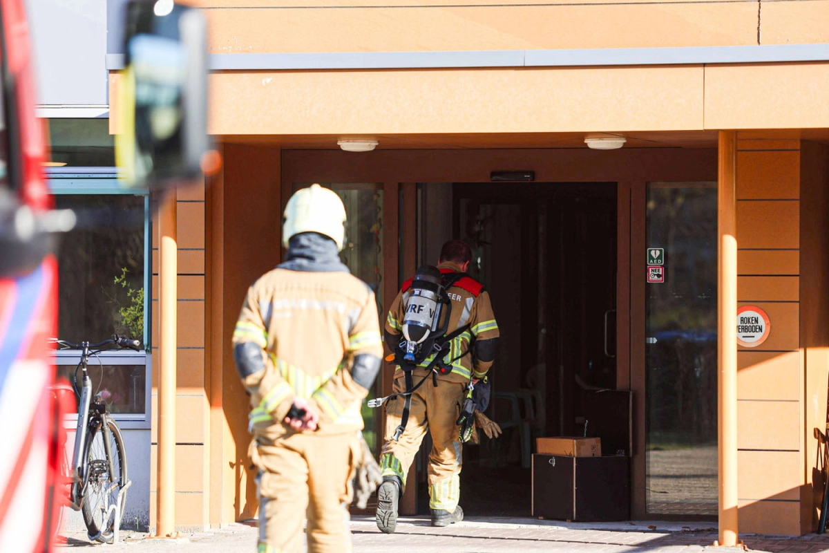 Brandweer rukt uit voor brand bij zorginstelling in Drachten