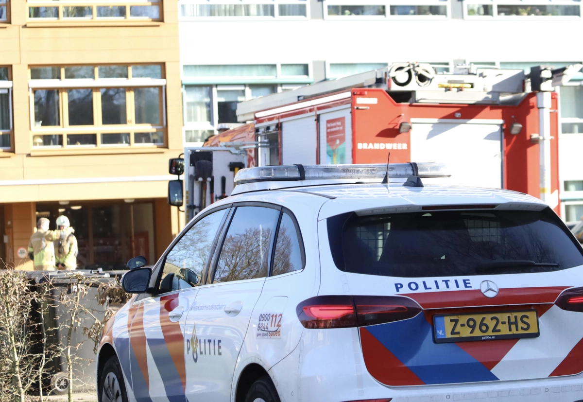 Brandweer rukt uit voor brand in seniorenappartement in Drachten