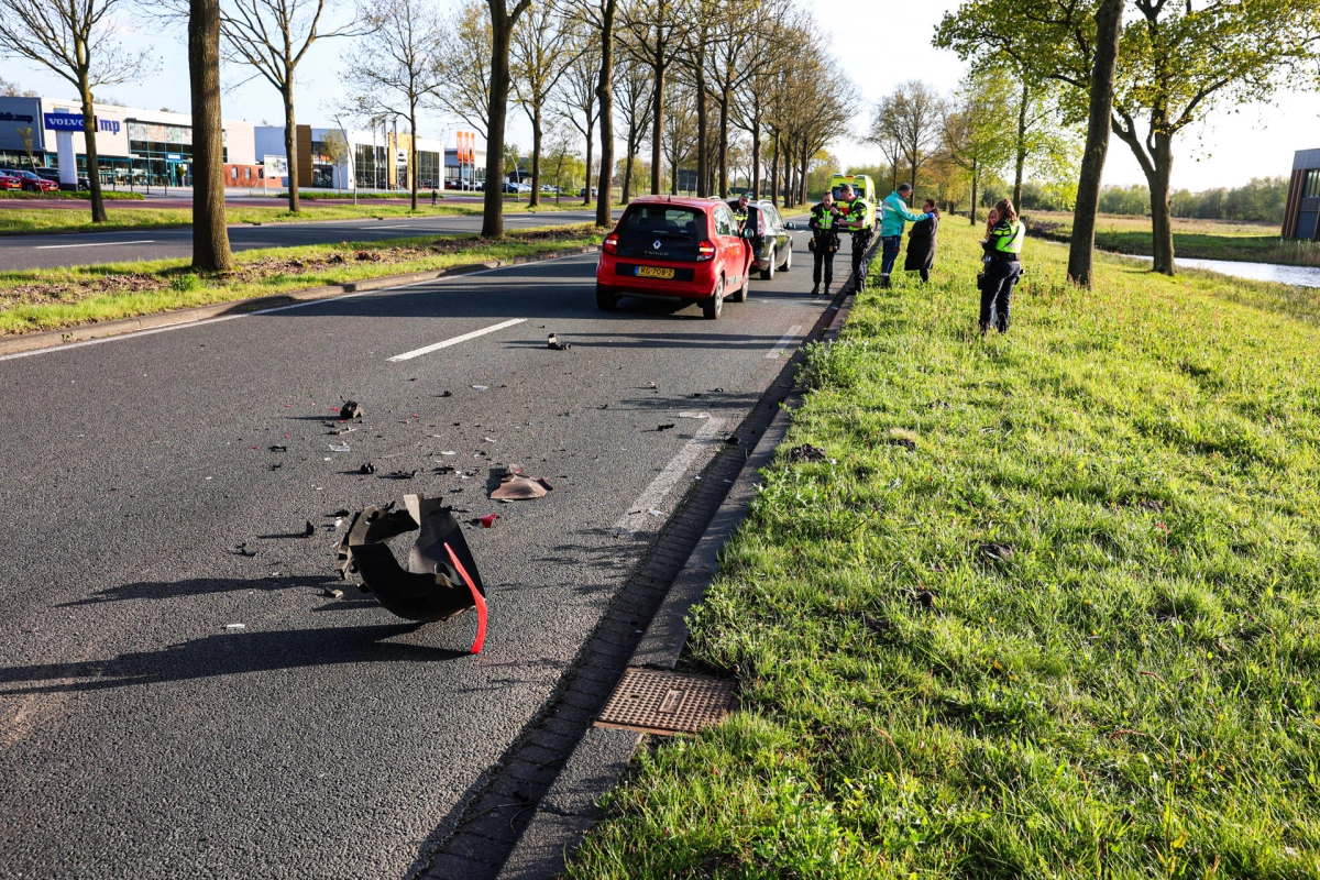 Forse schade bij kop-staartbotsing in Drachten