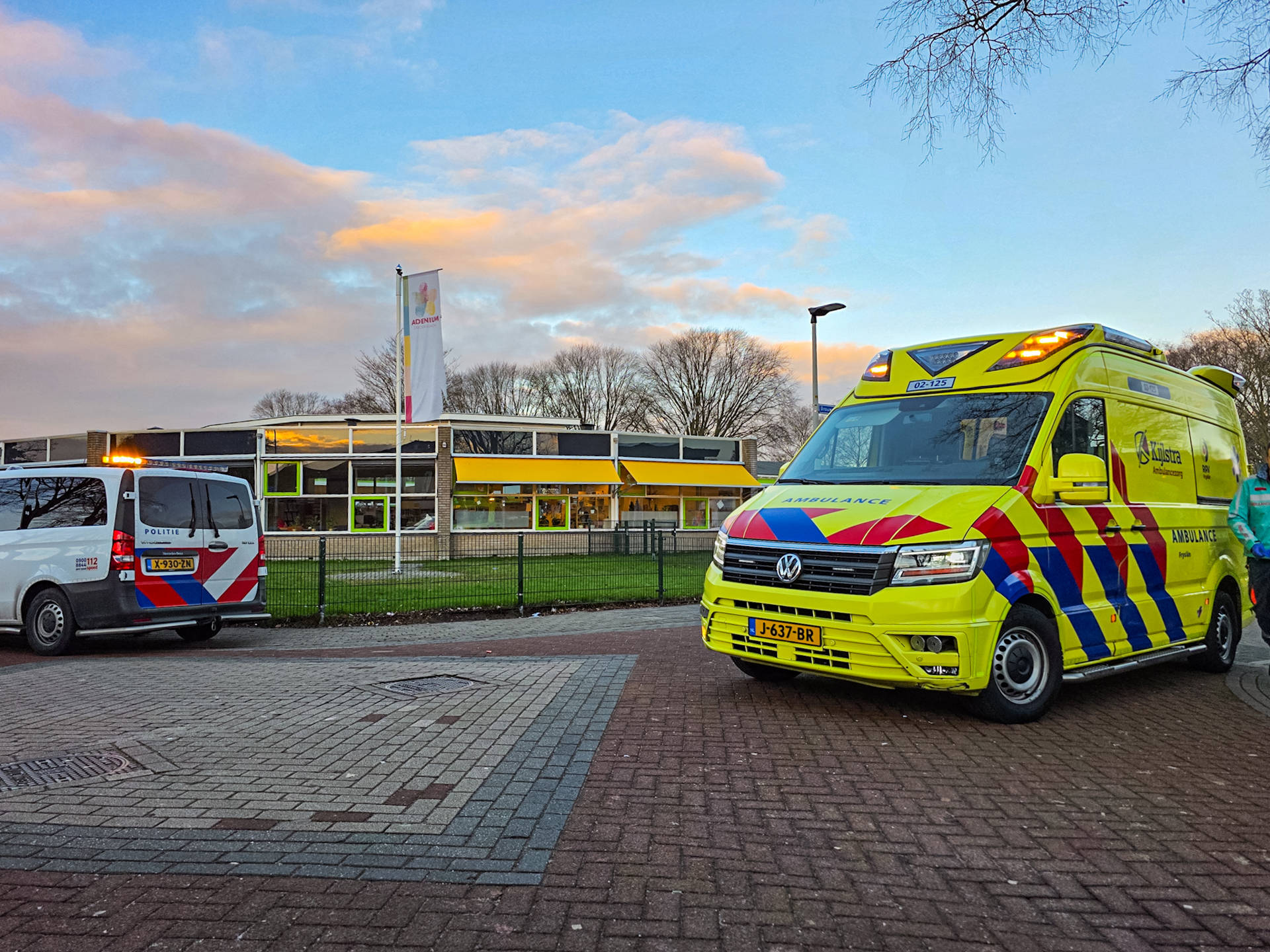 Fietser gewond na val, slachtoffer naar ziekenhuis